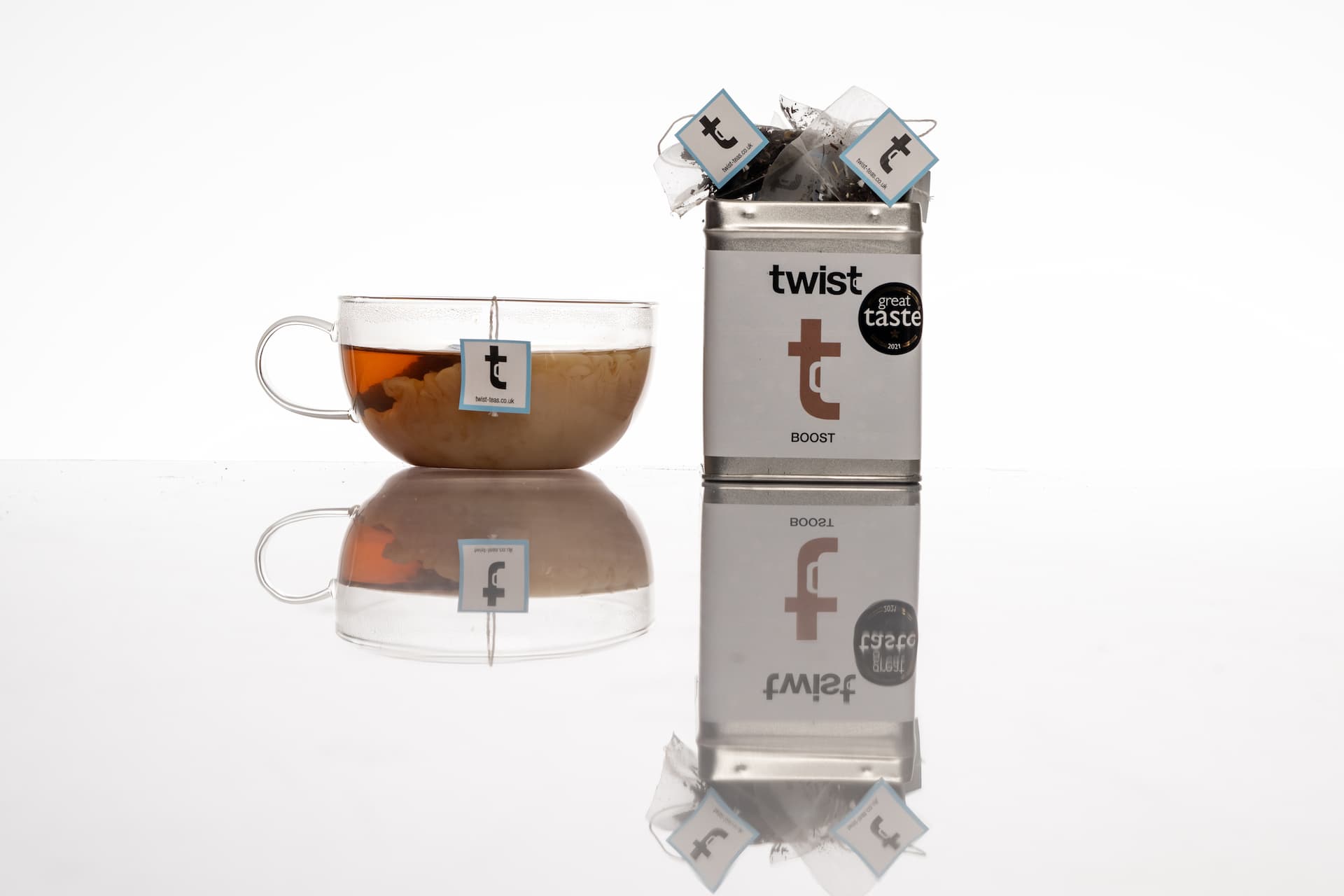 Landscape Small Caddy Boost Cup Functional 07Dec2021-700917-2 Boost image of caddy with teabags blends